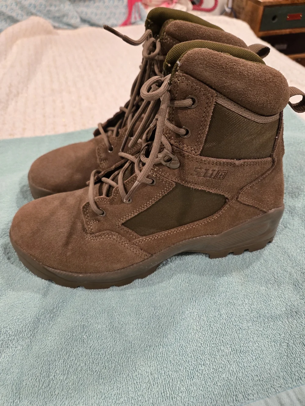 *5.11 Tactical* Suede Lace-Up Tactical Boots in Dark Coyote